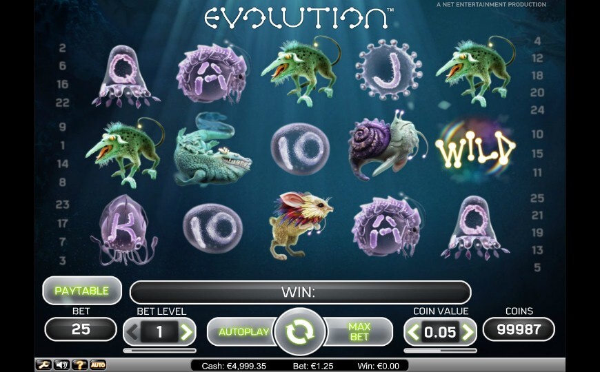 Игровой автомат Эволюция